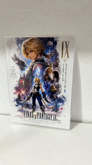 Póster plastificado Final Fantasy IX