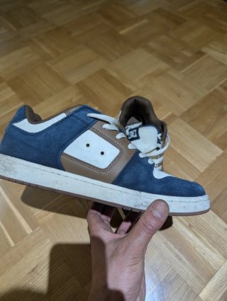 Zapatillas DC Shoes Azul y Blanco