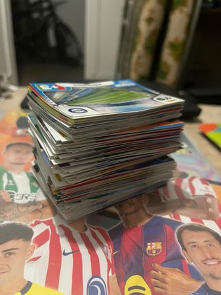 Lote cromos + álbum Panini LaLiga Adrenalyn 2025-2