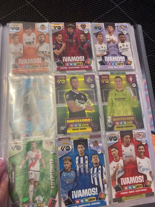 Lote cromos + álbum Panini LaLiga Adrenalyn 2025-2