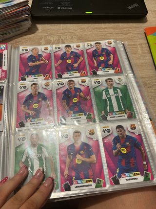 Lote cromos + álbum Panini LaLiga Adrenalyn 2025-2