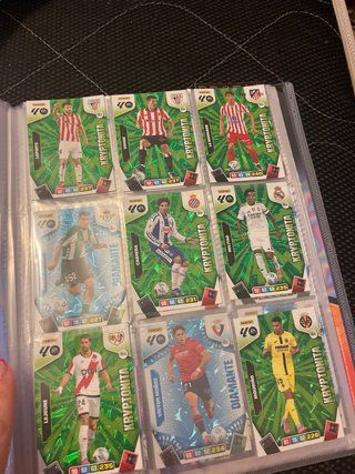 Lote cromos + álbum Panini LaLiga Adrenalyn 2025-2