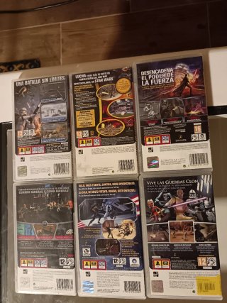 🇪🇸Lote 6 juegos Star Wars PSP