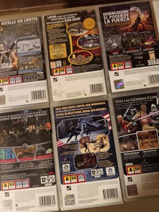 🇪🇸Lote 6 juegos Star Wars PSP