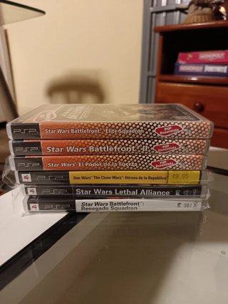 🇪🇸Lote 6 juegos Star Wars PSP
