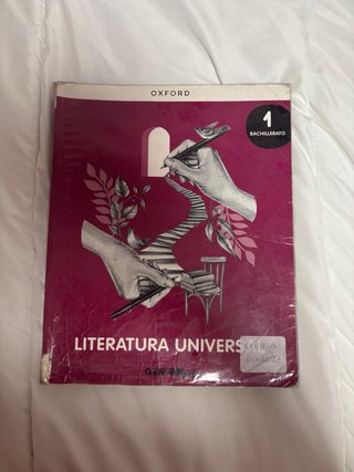 Libro literatura universal 1º bachillerato