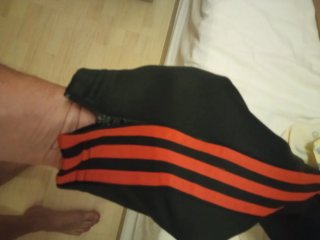 Chándal Manchester United Adidas Naranja/Negro