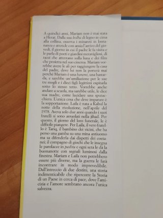 Hosseini, Mille Splendidi Soli + E L'eco Rispose