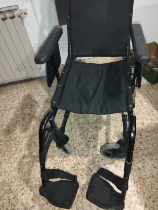 Silla ruedas  plegable