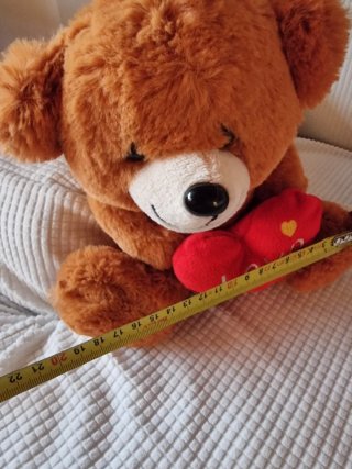 Coppia Orsetti Peluche Cuore LOVE