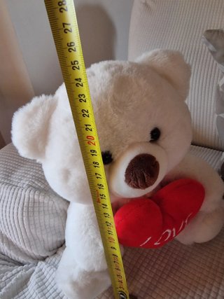 Coppia Orsetti Peluche Cuore LOVE