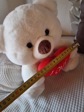 Coppia Orsetti Peluche Cuore LOVE