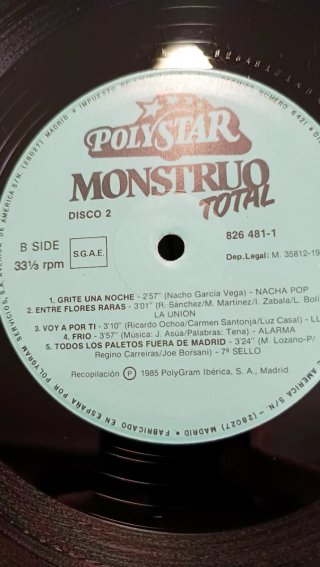 Vinilo Doble Monstruo Total (1985) NM/NM Impecable