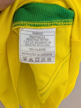 Maglia Calcio Brasile 2002 Nike