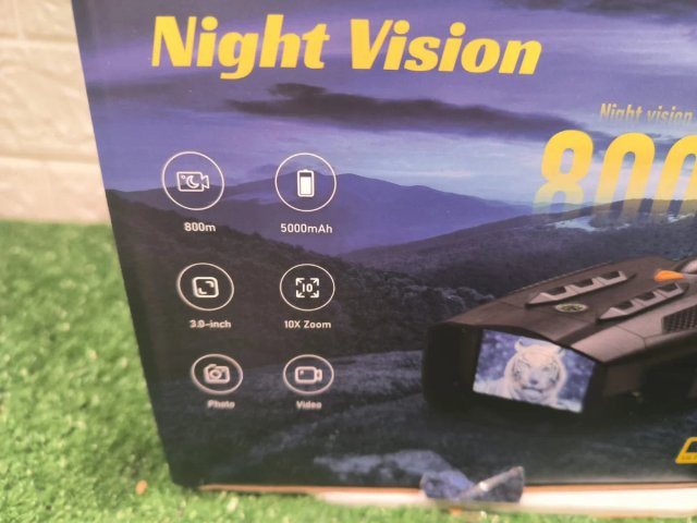 Prismáticos Visión Nocturna 4K Brújula + Linterna
