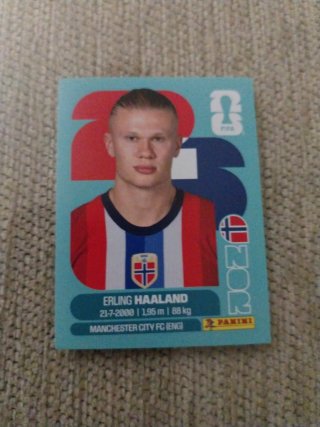 Cromo Erling Haaland Mundial 2026