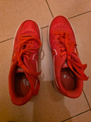 Zapatillas Nike Air Force 1 Rojas Talla 37