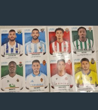 Cromos bis liga Hipermotion 25/26