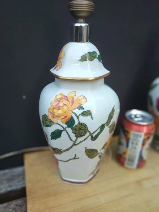 Lampada Tibor CH Hispania Manises Vintage Ceramica
