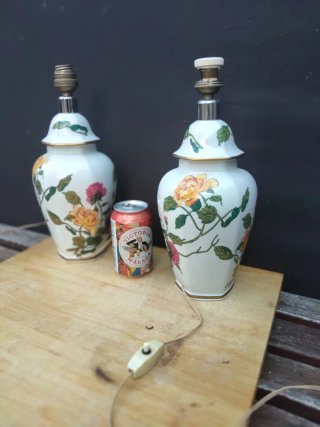 Lampada Tibor CH Hispania Manises Vintage Ceramica