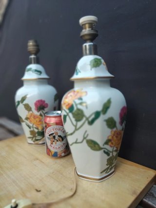 Lampada Tibor CH Hispania Manises Vintage Ceramica