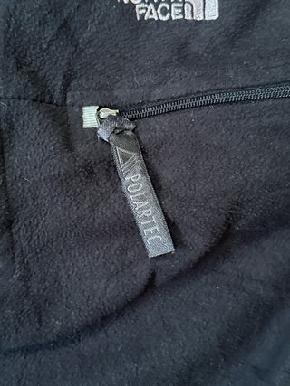 Black vintage quarter zip The North Face polartec