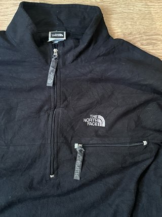 Black vintage quarter zip The North Face polartec