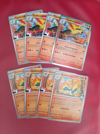 Playset x4 Typhlosion de Eco