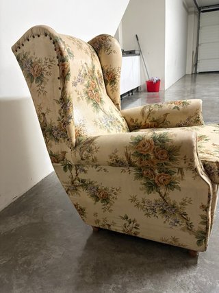 Butaca clásica floral