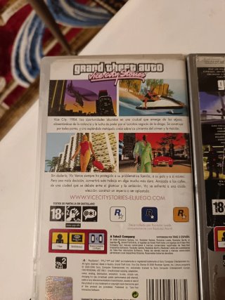 🇪🇸Lote 2 juegos PSP GTA Vice City y Liberty City