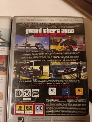 🇪🇸Lote 2 juegos PSP GTA Vice City y Liberty City