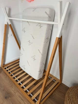 Cama Tipi Infantil con Colchón 140x70