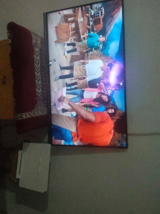 Televisión Smart TV Negra