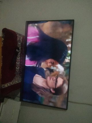 Televisión Smart TV Negra