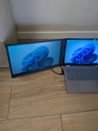 Extensor triple pantalla 15.6 portátil
