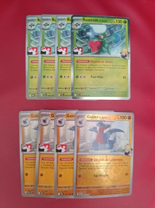 Playset x4 Pokémon de Cinthia