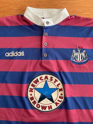 Camiseta Newcastle United Genuina 1995/96 Adidas