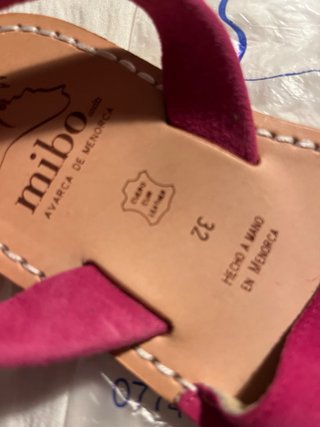 Menorquinas Mibo Rosas con Estrellas Plateadas n32