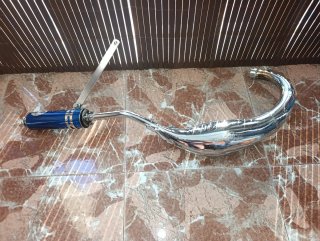 Tubo de escape Turbokit azul