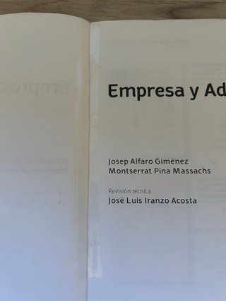 Libro Empresa y Administración