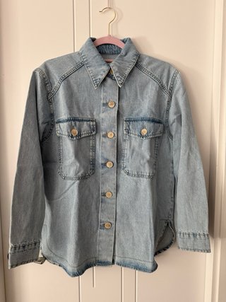 Sobrecamisa vaquera Mango Talla S