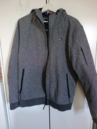 Chaqueta Tommy Hilfiger Gris Talla M Un solo uso