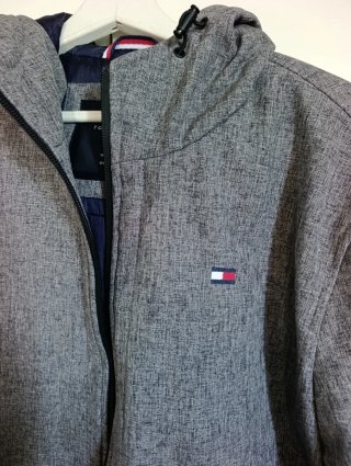 Chaqueta Tommy Hilfiger Gris Talla M Un solo uso
