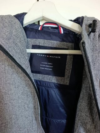 Chaqueta Tommy Hilfiger Gris Talla M Un solo uso