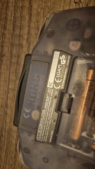 Game Boy Advance Transparente Gris