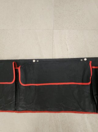 Organizador Maletero Colgante Negro y Rojo