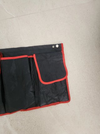 Organizador Maletero Colgante Negro y Rojo