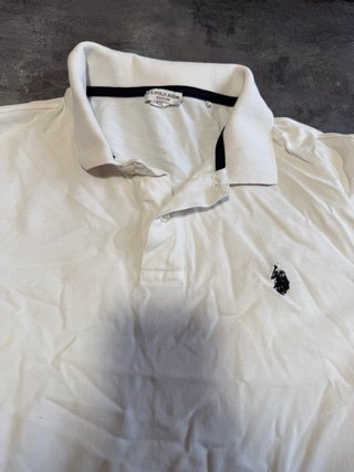 Polo U.S. Polo Assn. Blanco Talla XXL