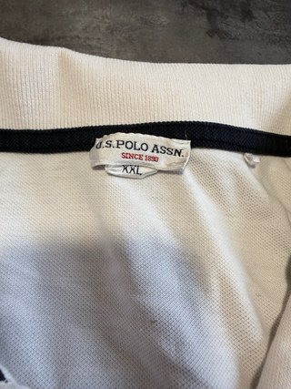 Polo U.S. Polo Assn. Blanco Talla XXL