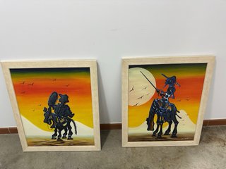 Cuadros de tulipanes (2 unidades)